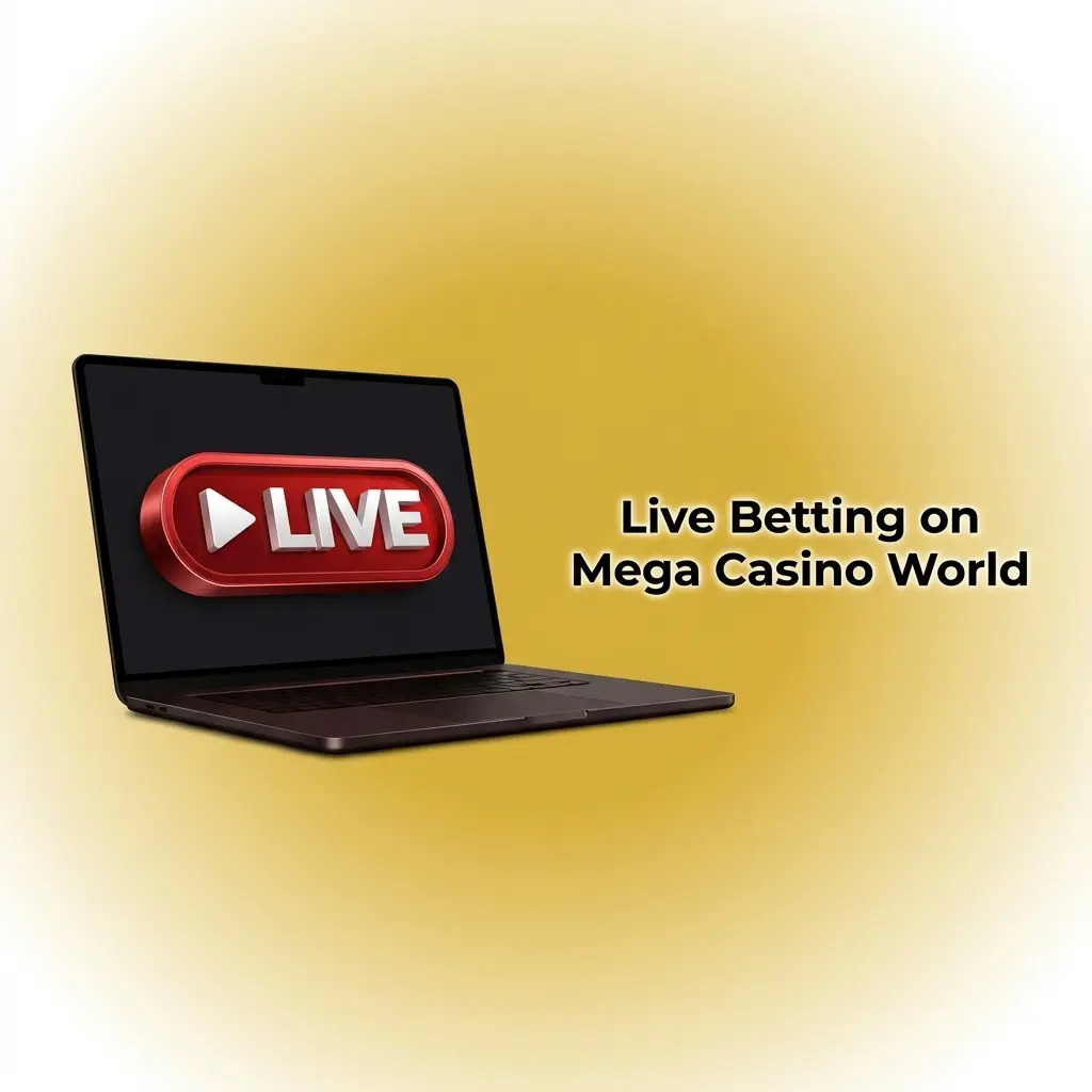 Live betting on Mega Casino World for cricket, football, tennis and esports with real-time odds and streaming