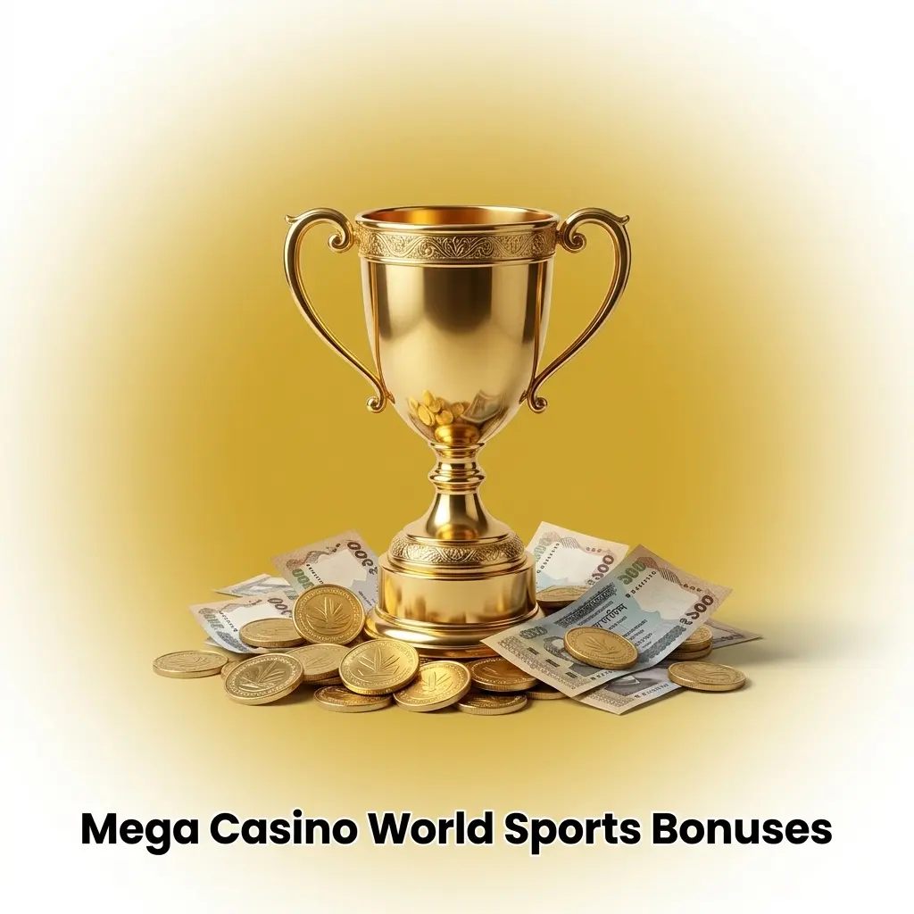 Mega Casino World sports bonuses: cricket, football and esports offers with bet, deposit and accumulator terms explained.