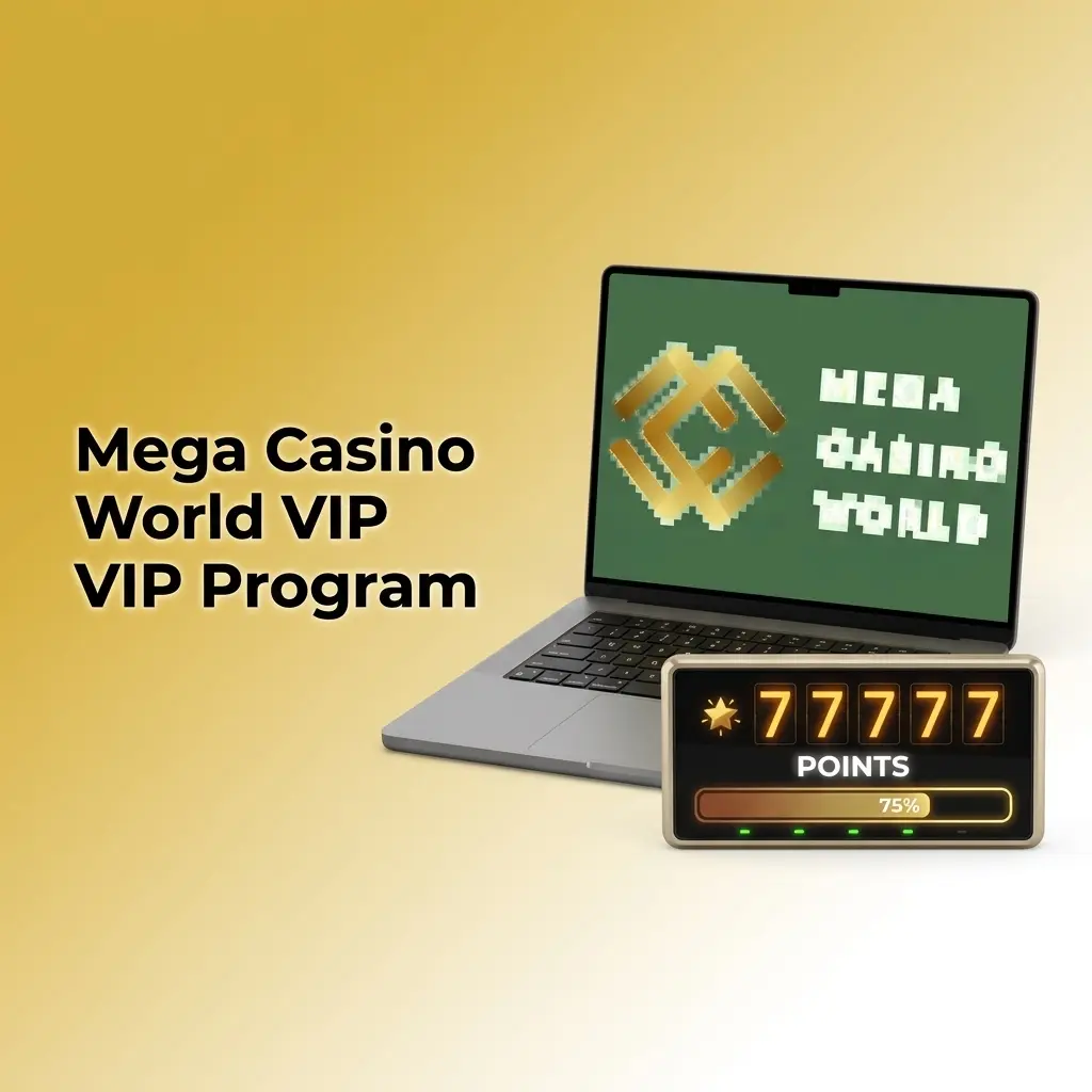 Mega Casino World VIP program tiers from Bronze to Diamond with cashback and dedicated account manager benefits