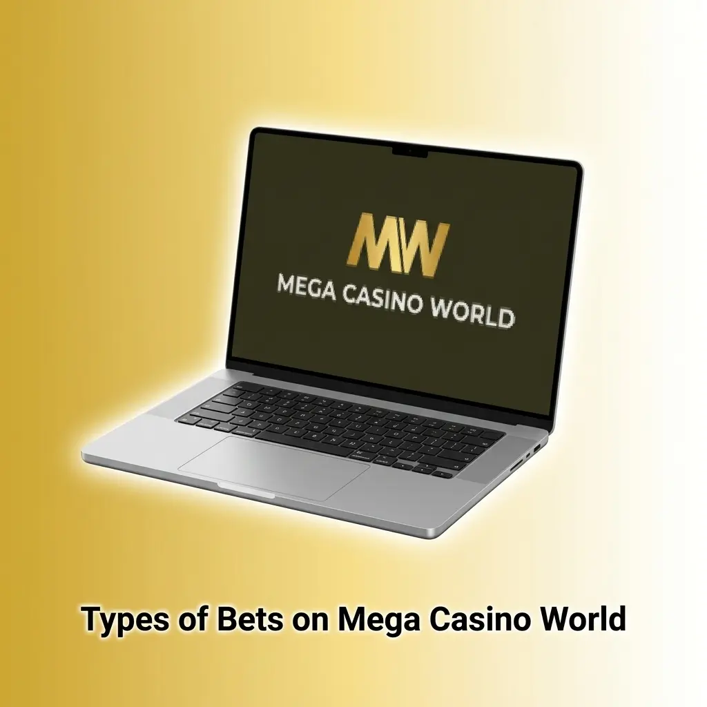 Overview of Single, Express, and System bet types available on Mega Casino World sportsbook