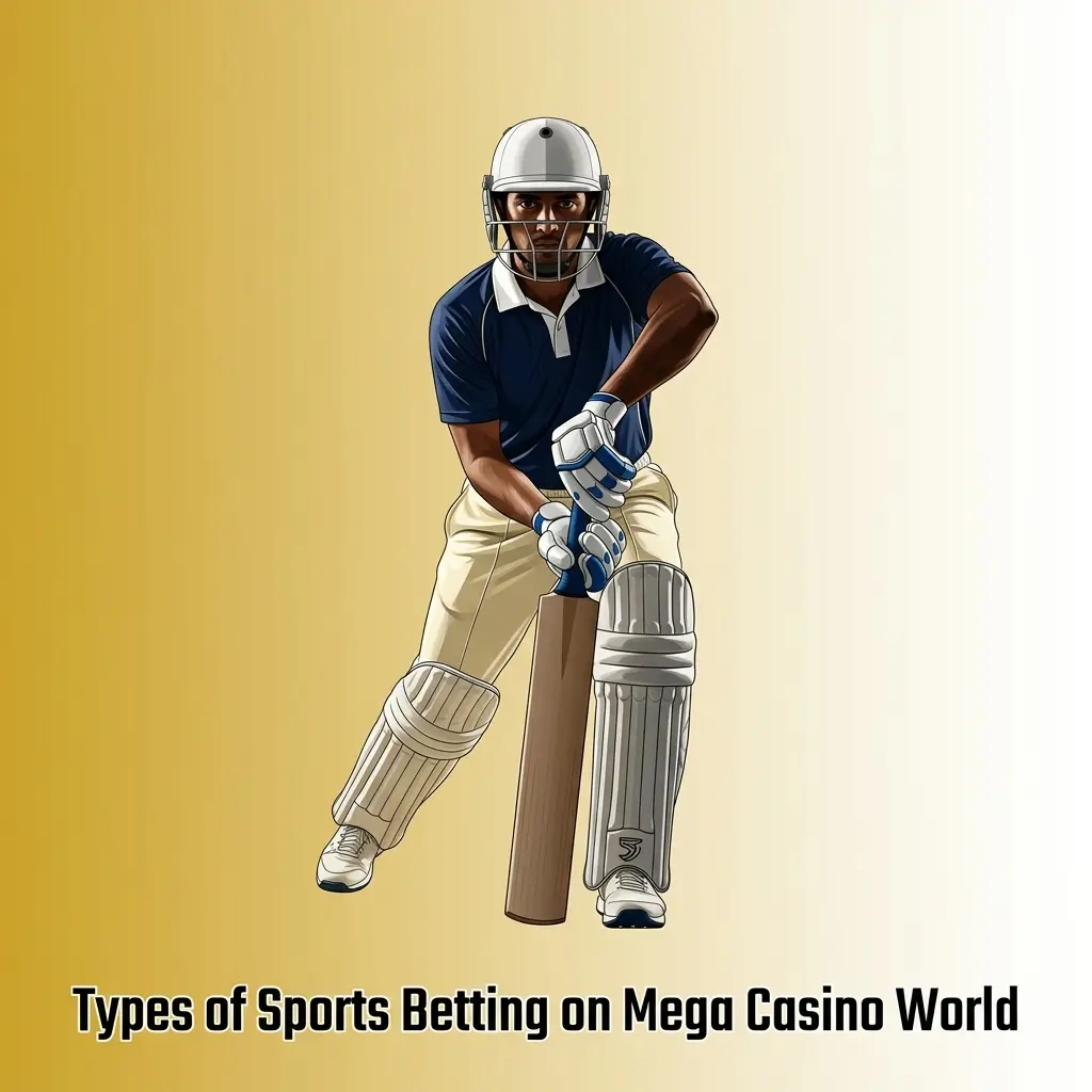 Sports betting options on Mega Casino World: cricket, football, kabaddi, tennis, badminton, and volleyball with live odds.